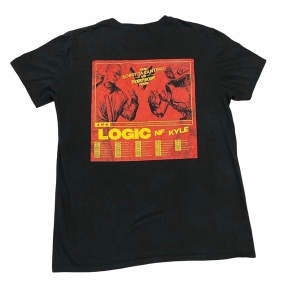 Logic The Bobby Tarantino vs Everybody Tour Tee Size Large - Picture 3 of 4